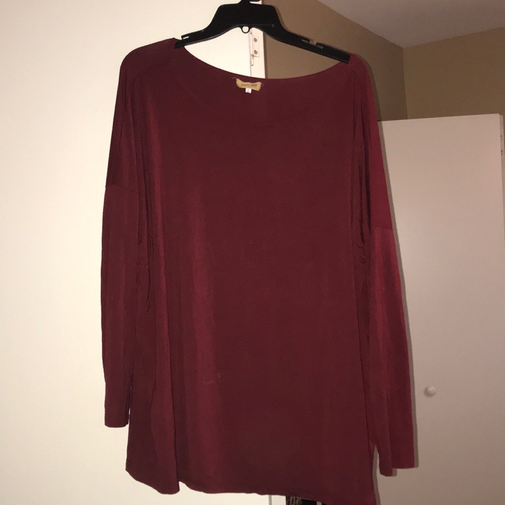 Maroon Long Sleeve Shirt